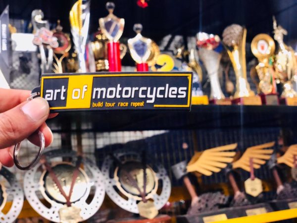 Art Of Motorcycles Keychain