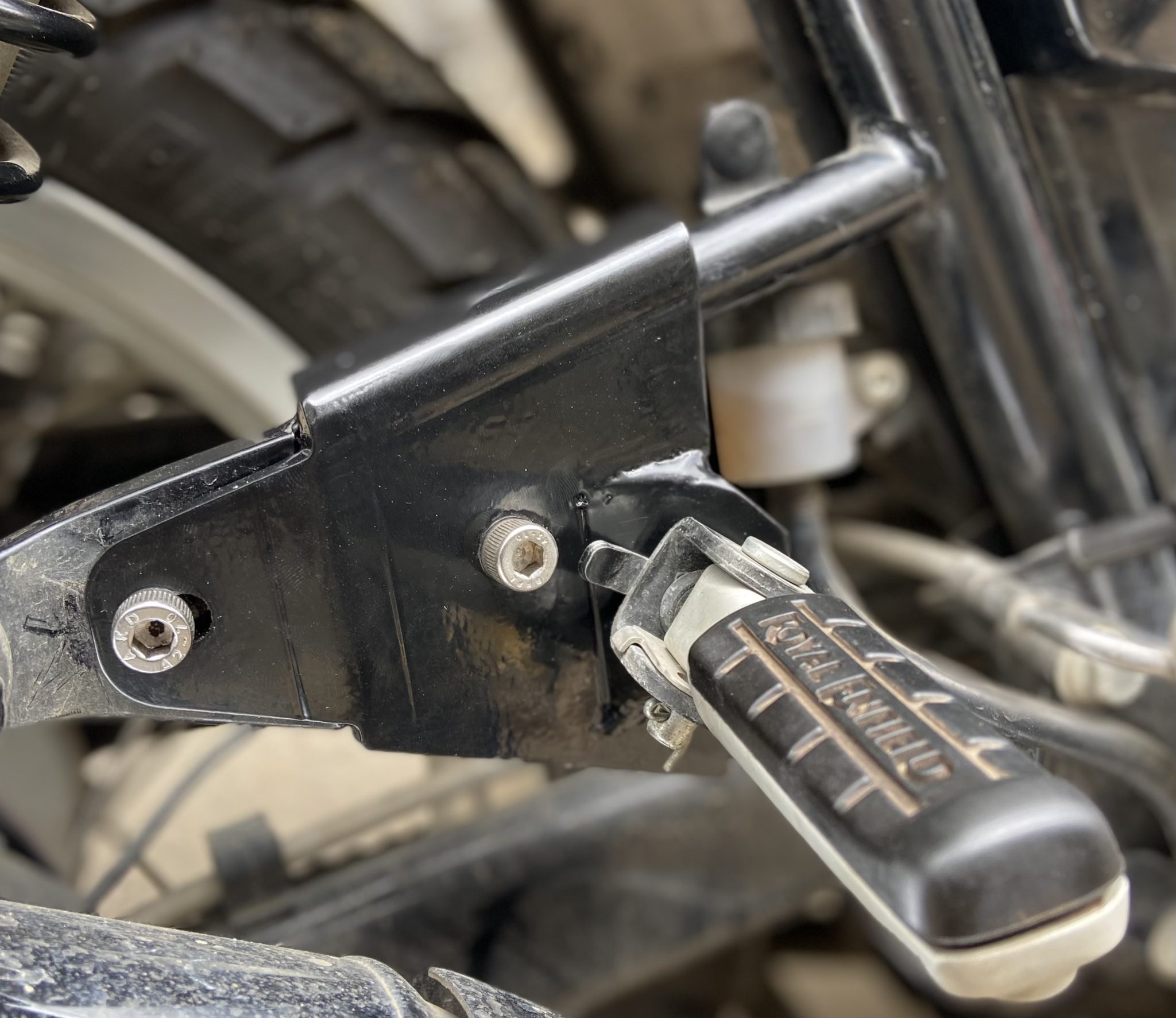 Royal Enfield Interceptor Rear Foot Rest Extender | Best and No 1 in India